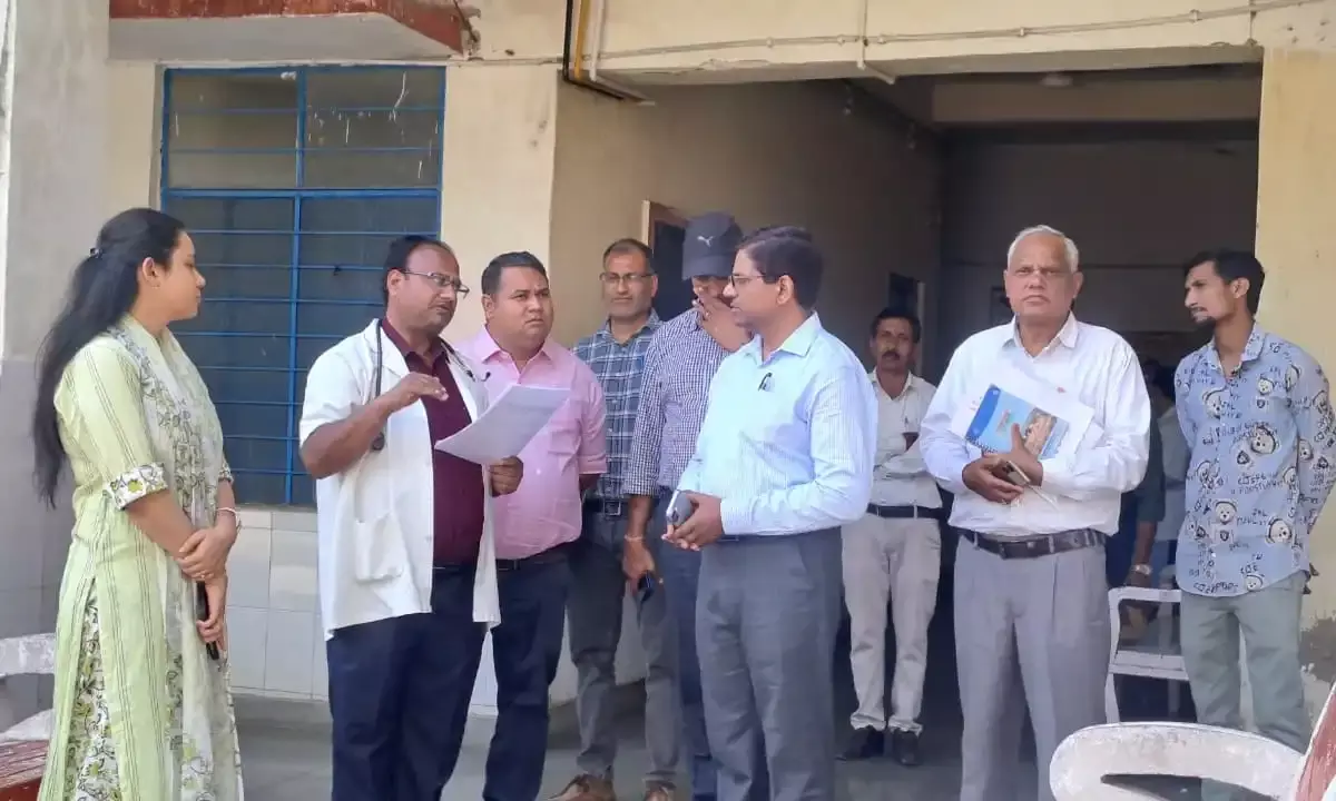 आकांक्षी ब्लॉक कार्यक्रम: केंद्रीय प्रभारी अधिकारी ने किया खेरवाड़ा का निरीक्षण