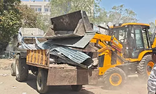 भोपाल क्लब में तिब्बती बाजार पर नगर निगम का पीला पंजा, दुकानें हटाने की कार्यवाही शुरू