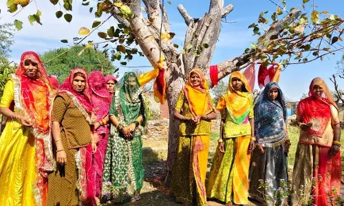 महिलाओं ने पारंपरिक तरीके से मनाया दशा माता का त्यौहार, की खुशी दाम्पत्य जीवन की कामना