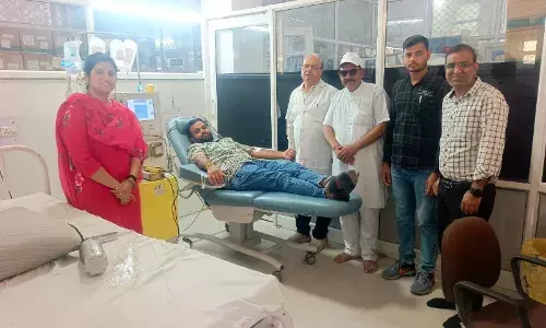 कैंसर पीड़ित के लिए रक्तवीर अंशुल आचार्य ने किया SDP डोनेशन, समय पर मिली जीवनदायी प्लेटलेट्स