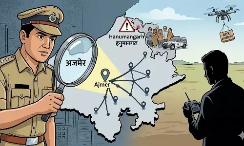 अजमेर: आतंकी साजिश के नेटवर्क का खुलासा, दरगाह क्षेत्र का संदिग्ध गिरफ्तार; हनुमानगढ़ दहलाने की थी योजना अजमेर: आतंकी साजिश के नेटवर्क का खुलासा, दरगाह क्षेत्र का संदिग्ध गिरफ्तार; हनुमानगढ़ दहलाने की थी योजना