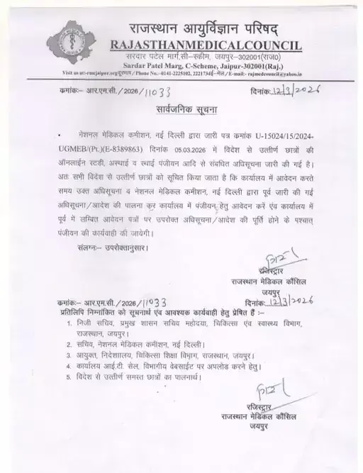विदेशी मेडिकल छात्रों की बढ़ी मुश्किलें: NMC ने ऑनलाइन पढ़ाई के बदले अनिवार्य की ऑफलाइन क्लास, दिल्ली में प्रदर्शन