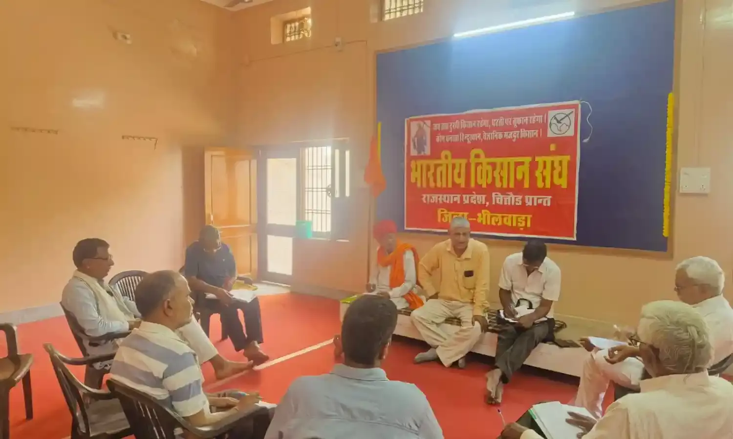 भारतीय किसान संघ की जिला कोर कमेटी की बैठक आयोजित