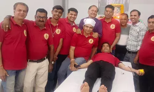 रक्तदान शिविर आयोजित, 172 यूनिट रक्त संग्रहित