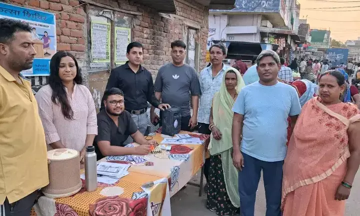 सांगानेर में नि:शुल्क चिकित्सा शिविर का आयोजन: जरूरतमंदों के स्वास्थ्य की हुई जाँच