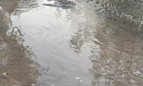 जलसंकट के बीच हजारों लीटर पानी व्यर्थ: टेलीकॉम कंपनी की लापरवाही से पाइपलाइन क्षतिग्रस्त जलसंकट के बीच हजारों लीटर पानी व्यर्थ: टेलीकॉम कंपनी की लापरवाही से पाइपलाइन क्षतिग्रस्त