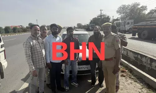 स्कोडा कार से अफीम पकड़ी, श्रीगंगानगर के 3 तस्कर गिरफ्तार