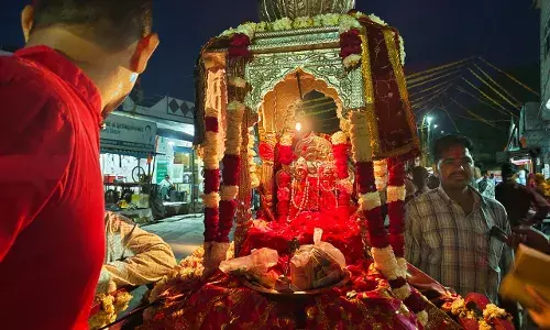 हमीरगढ़ में भक्ति की बयार: चारभुजा नाथ के जयकारों से गुंजायमान हुआ कस्बा, भव्य शोभायात्रा निकाली
