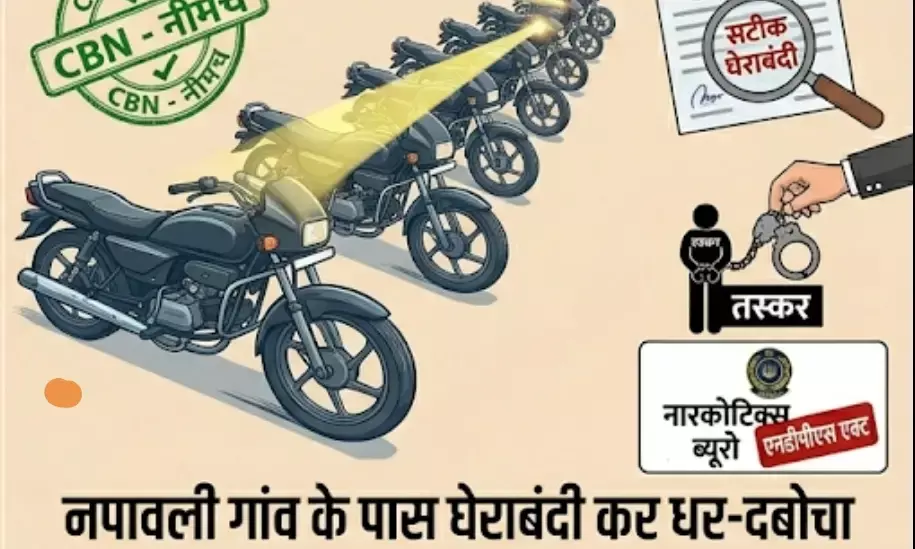 चित्तौड़गढ़ में 3.300 किलो अवैध अफीम के साथ तस्कर गिरफ्तार, मारवाड़ सप्लाई की थी तैयारी