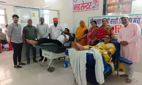 41 यूनिट किया रक्तदान 41 यूनिट किया रक्तदान