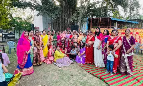 गणगौर पर्व पर संस्कृति महिला मंडल का आयोजन, प्रतियोगिताओं में दिखा उत्साह गणगौर पर्व पर संस्कृति महिला मंडल का आयोजन, प्रतियोगिताओं में दिखा उत्साह