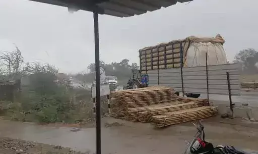 आसींद क्षेत्र में तेज हवाओं के साथ बारिश ने बिगाड़ा फसलों का गणित, किसान बेहाल