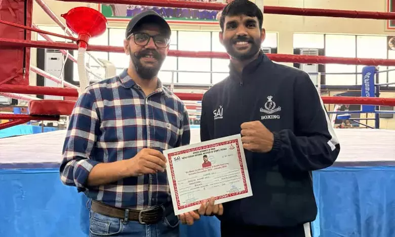 क्षितिज कोली ने बढ़ाया मान: पटियाला से बॉक्सिंग कोचिंग में हासिल किया डिप्लोमा, अब तराशेंगे नए मुक्केबाज