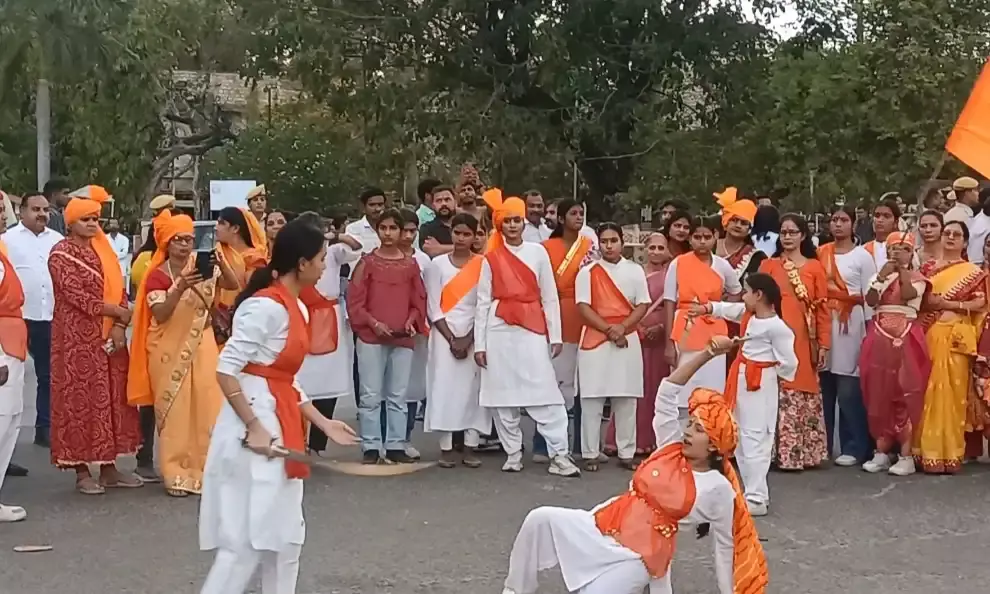 हिंदू नववर्ष पर चित्तौड़गढ़ में उमड़ा जनसैलाब:  शोभायात्रा के साथ समारोह का समापन