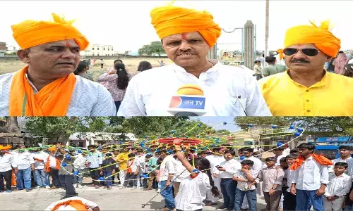 आसींद: हर्षोल्लास के साथ मनाया गया नव संवत्सर, विशाल शोभायात्रा में उमड़ा जनसैलाब आसींद: हर्षोल्लास के साथ मनाया गया नव संवत्सर, विशाल शोभायात्रा में उमड़ा जनसैलाब