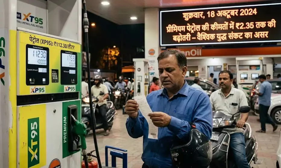 महंगाई का झटका:   पेट्रोल की कीमतों में भारी उछाल, ₹2.35 तक बढ़े दाम
