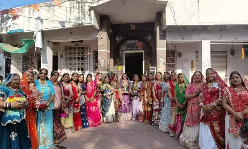 बनेड़ा में गणगौर पर मातृशक्ति की भव्य शोभायात्रा, सोलह श्रृंगार में उमड़ा उत्साह