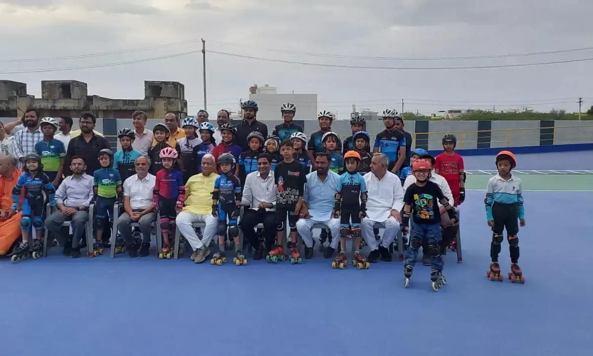 भीलवाड़ा में रोलर स्केटिंग ट्रैक का लोकार्पण, खेल सुविधाओं को मिला नया विस्तार