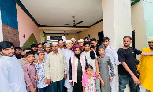 अलीनगर में बड़ी धूमधाम से ईदुल फितर त्यौहार मनाया