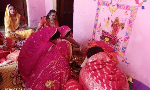 महिलाओं ने गणगौर की पूजा कर मांगी घर-परिवार की खुशहाली, श्रद्धा और विश्वास के साथ मनाया गणगौर पर्व महिलाओं ने गणगौर की पूजा कर मांगी घर-परिवार की खुशहाली, श्रद्धा और विश्वास के साथ मनाया गणगौर पर्व