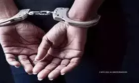 5 हजार का ईनामी भगनिया बागरिया गिरफ्तार, आरके कॉलोनी में की थी लाखों की सेंधमारी