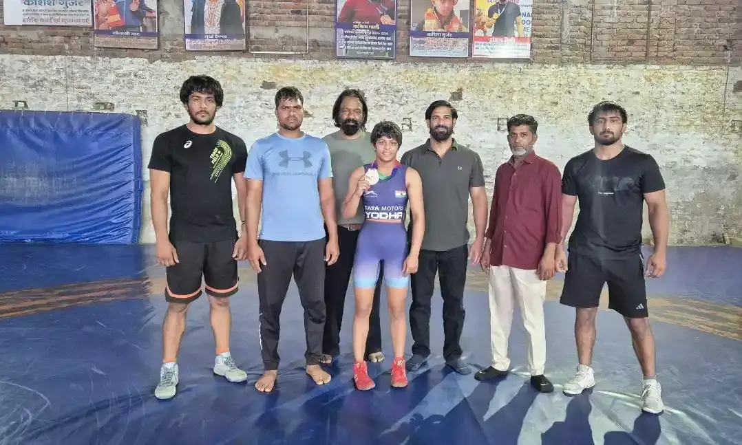 गुर्जर ने कुश्ती में जीता सिल्वर मेडल
