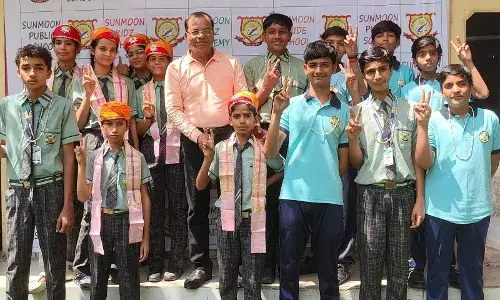 सनमून पब्लिक स्कूल का बोर्ड परीक्षाओं में दबदबा भावना ने 10वीं में 87% के साथ किया टॉप; मेधावियों का  स्वागत