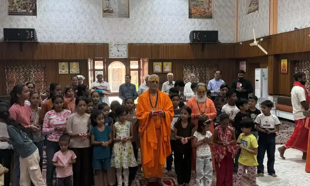 श्री हरि शेवा आश्रम में चैत्र नवरात्रि का भव्य समापन: स्वामी हंसराम उदासीन का मौन व्रत पूर्ण