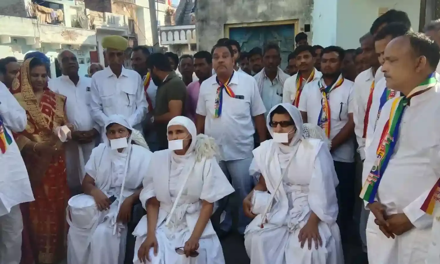 हमीरगढ़ में उमड़ा श्रद्धा का सैलाब: महासती कुमुदलता जी म.सा. का भव्य नगर प्रवेश