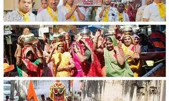 बनेड़ा में रामनवमी की धूम: शोभायात्रा और कलश यात्रा से राममय हुआ कस्बा