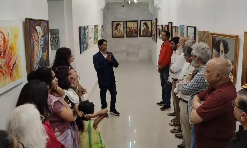 बागोर की हवेली में तीन दिवसीय चित्र प्रदर्शनी शुरू