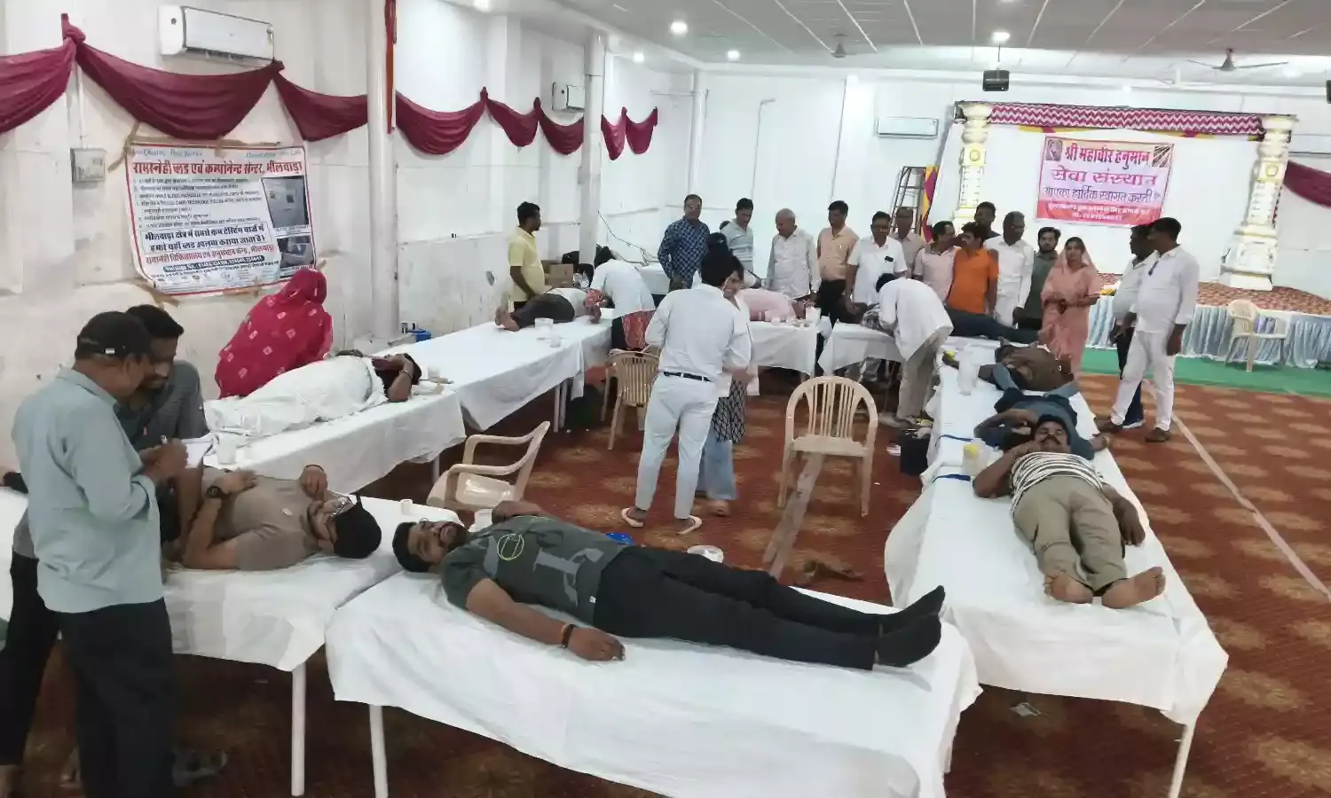 117 यूनिट किया रक्तदान