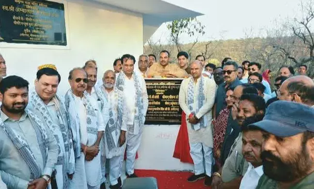 चामुंडा माता मंदिर में भव्य सिंहद्वार का लोकार्पण: सांसद सीपी जोशी व विधायकों की गरिमामयी उपस्थिति