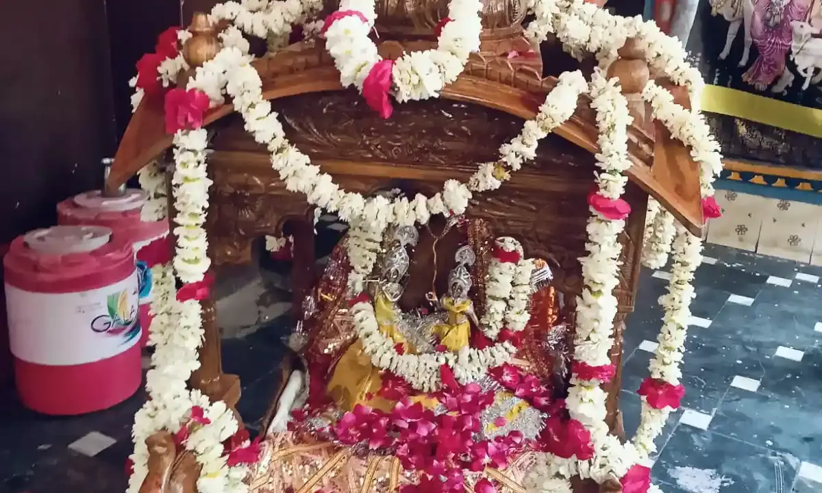 हमीरगढ़ में खटीक समाज ने निकाली पारंपरिक फूलडोल शोभायात्रा, गुलाल से रंगा माहौल