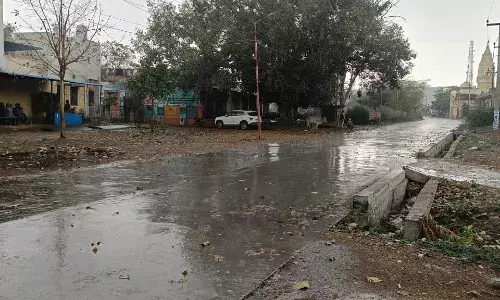 बनेड़ा: दूसरे दिन भी आफत की बारिश और ओलावृष्टि, किसान बेहाल; बोले- राम और राज दोनों रूठे