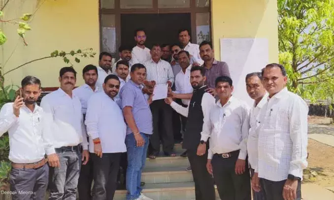 बिजौलिया में बढ़ती चोरियों से वकीलों में आक्रोश, न्यायिक कार्य का किया बहिष्कार