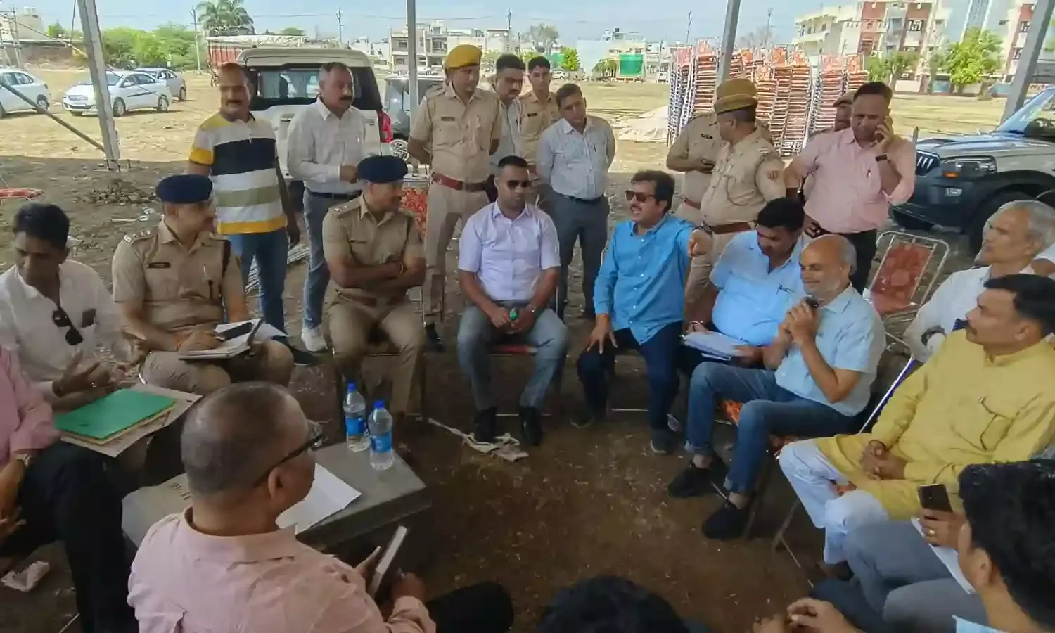 भीलवाड़ा में पंडित प्रदीप मिश्रा की शिव महापुराण कथा की तैयारियां तेज, 1500 पुलिसकर्मी संभालेंगे सुरक्षा की कमान