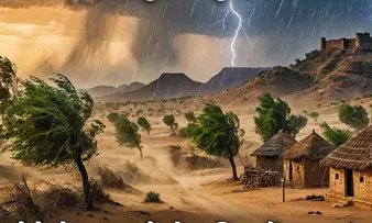 राजस्थान में 4 अप्रैल तक आंधी-तूफान और बारिश की चेतावनी