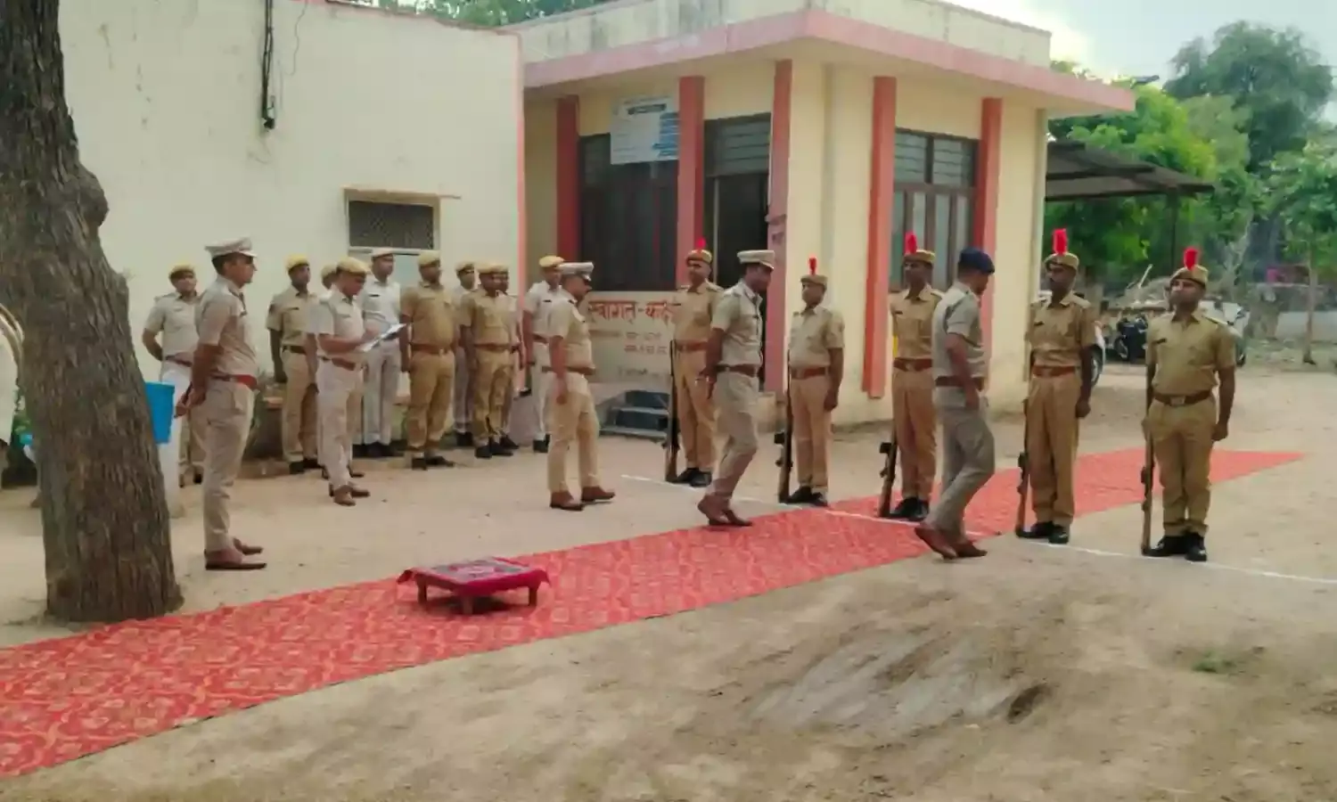 एसपी धर्मेंद्र सिंह यादव ने किया बनेड़ा थाने का वार्षिक निरीक्षण, लंबित मामलों के शीघ्र निस्तारण के निर्देश