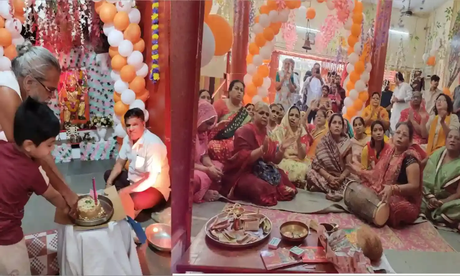 आजाद नगर की सांवरिया बस्ती में हनुमान जन्मोत्सव की धूम: महाआरती और भजनों से गुंजायमान हुआ मंदिर