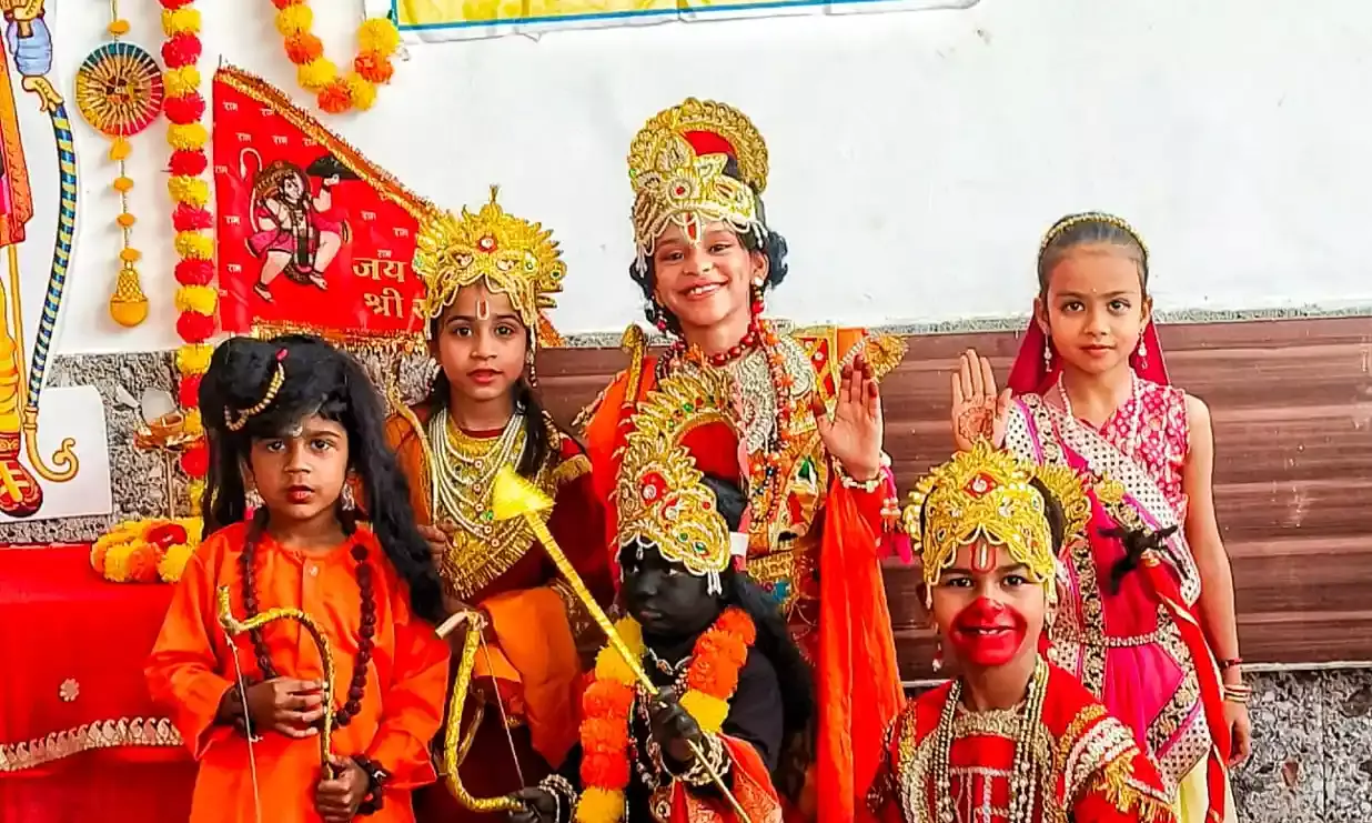 बनो राम बनो हनुमान प्रतियोगिता आयोजित