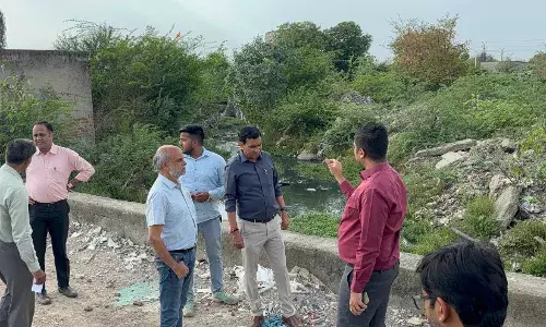 विधायक कोठारी ने कलेक्टर संग किया नालों का निरीक्षण, मौके पर शुरू हुई सफाई