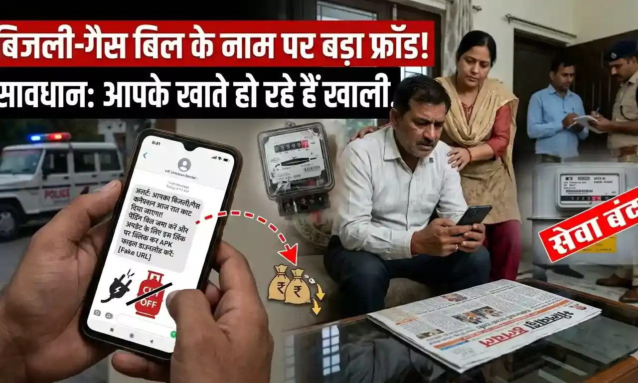 सावधान! गैस बुकिंग और बिल अपडेट के नाम पर खाली हो रहे खाते, ठगों ने अपनाया APK फाइल का नया पैंतरा सावधान! गैस बुकिंग और बिल अपडेट के नाम पर खाली हो रहे खाते, ठगों ने अपनाया APK फाइल का नया पैंतरा