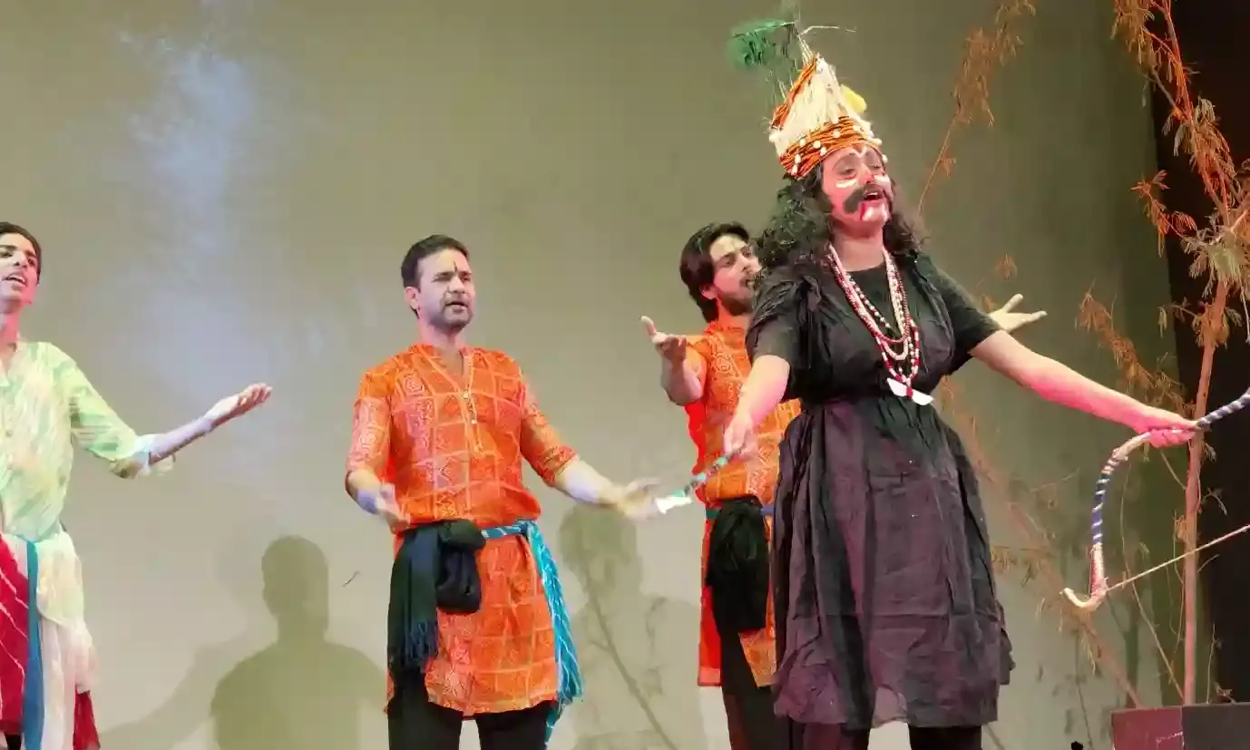 काले हिरण के शिकार और शिव पुराण की कथा का अद्भुत संगम: शिल्पग्राम में नाटक वृतराज का शानदार मंचन