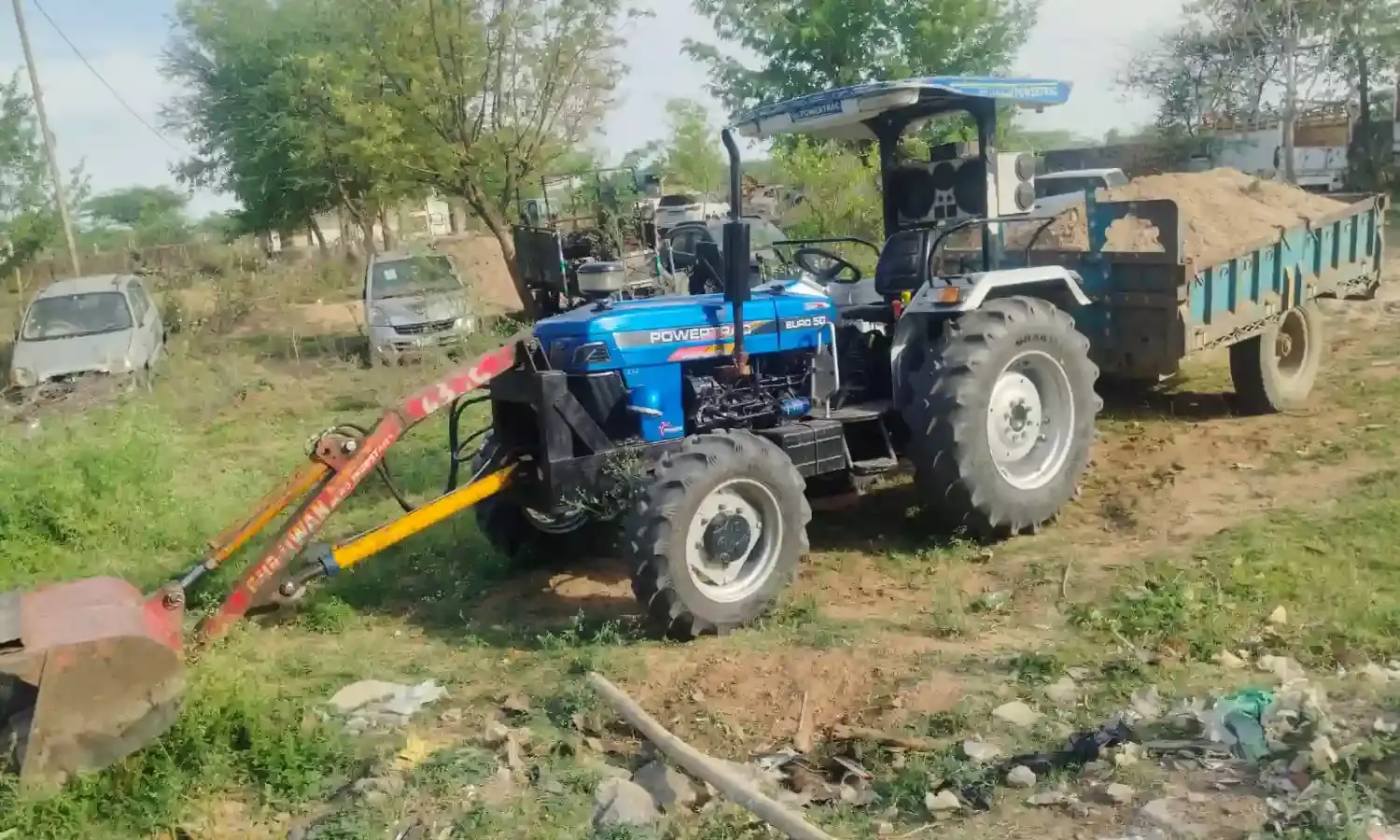 फूलियाकलां पुलिस की अवैध बजरी पर बड़ी कार्रवाई: खारी नदी से बजरी ले जाता ट्रैक्टर-ट्रॉली जब्त, भूमाफियाओं में हड़कंप