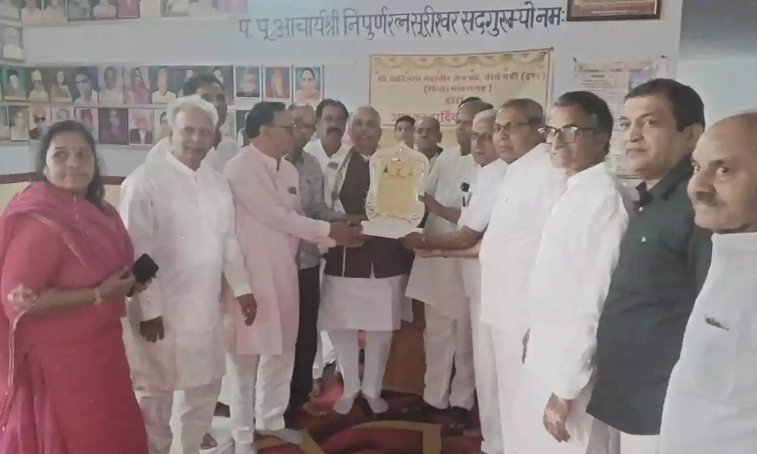 संचेती को समाज गौरव अवार्ड, जैन तीर्थ पेढ़ी किला मांडलगढ़ का संरक्षक बनाया