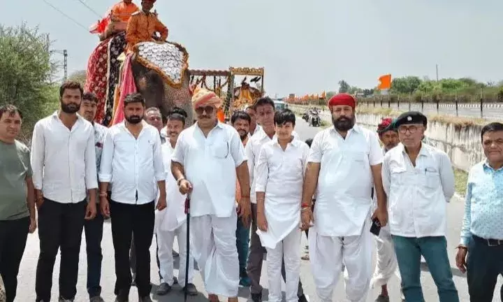 रत्नेश्वर महादेव मठ पर नवकुंडीय महारुद्र यज्ञ महोत्सव का भव्य आगाज, शोभायात्रा में उमड़ा जनसैलाब