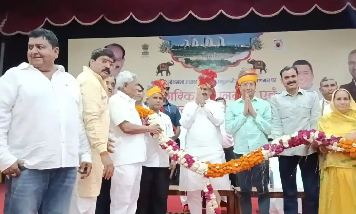 रावतभाटा में लोकसभा अध्यक्ष ओम बिरला का नागरिक अभिनंदन, विकास कार्यों को मिलेगी गति