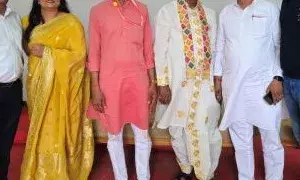 देश के सुप्रसिद्ध भजन गायक पंडित सुधीर व्यास का राजस्थान जनमंच ने किया स्वागत