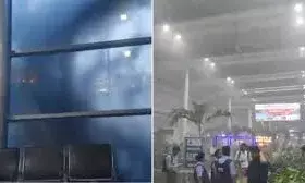 मुंबई एयरपोर्ट टर्मिनल-1 पर आग: शॉर्ट सर्किट से मचा हड़कंप, कोई हताहत नहीं